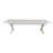 Eternity Rectangular Solid Pine Farm Dining Table with Folding X-Style Legs-88870829-88870828