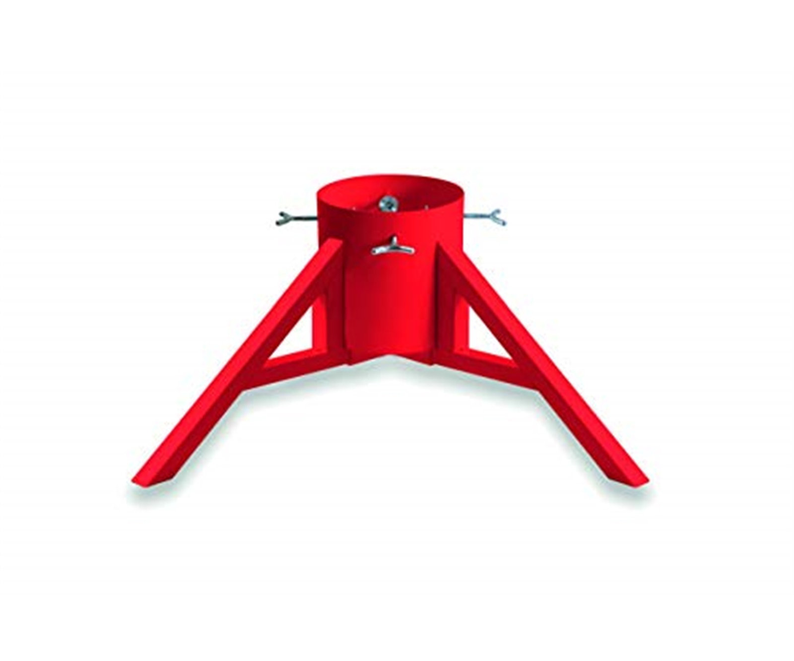 Geometric Live Tree Stand, Red