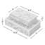 S/2 Decorative Book Boxes With Multi-Coloured Botanical Motifs L:7X3X10.5" S:5X2X8.3"