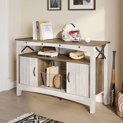 Wine/Coffee/Liquor Bar Cabinet with Storage and LED Light, Home bar with Cabinet