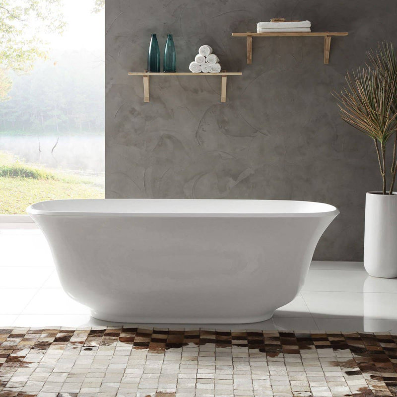 59'' x 31'' Soaking Acrylic Bathtub
