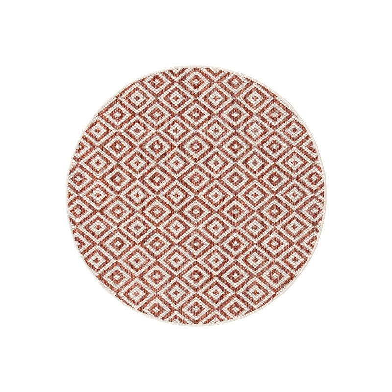 Costa Rica Indoor/Outdoor Rug, Round 4'1"