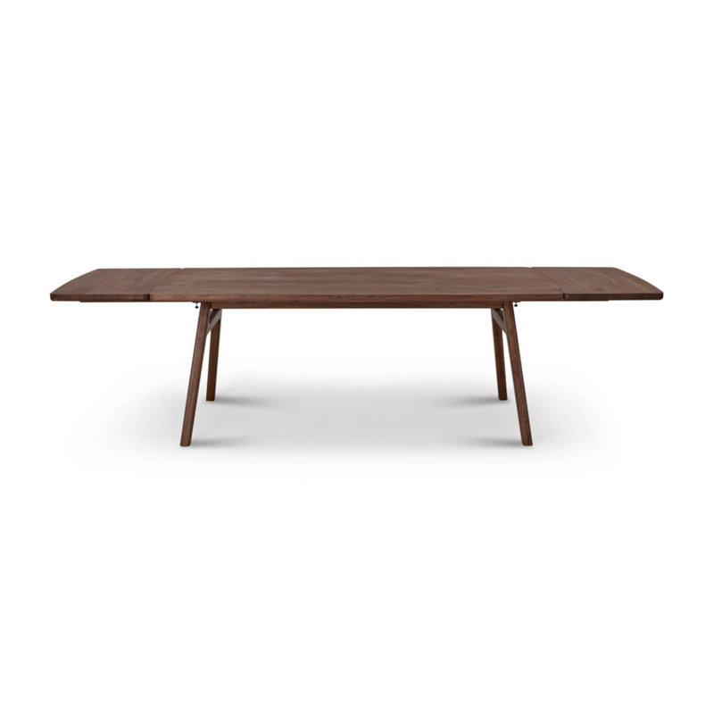Eden Modern Extendable Walnut Wood Dining Table Large