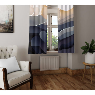 Demeray Semi Sheer Curtain Pair