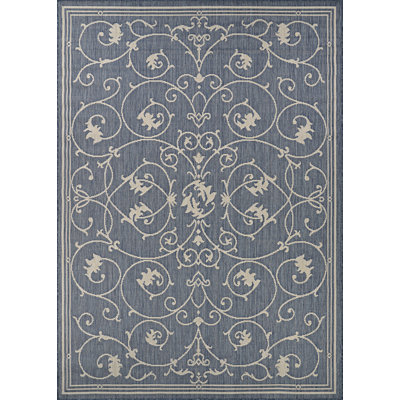 Tapis bleu intérieur / extérieur Palo Saint-Ensenada