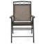 Ensemble de 2 chaises de patio pliantes avec accoudoirs