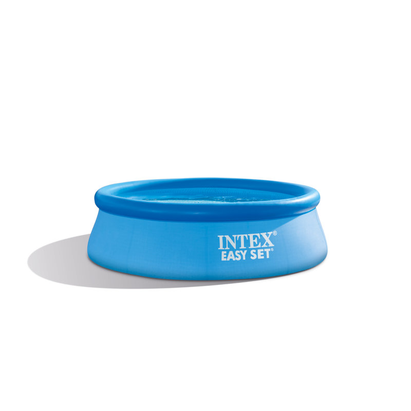 Intex Oval Inflatable Pool 30 H x 96 W x 96 L , with Pump Included