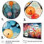 Radiant Cascade chromatique - Collages abstraits, art mural-1324402410-1324402421