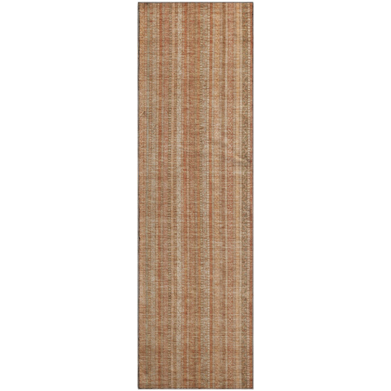 Premium Machine Washable Baford AMF1655 Stripes Rug, Runner 2'3" x 7'6"