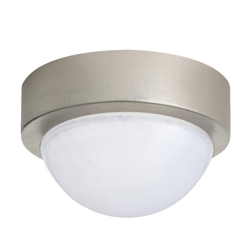 Lennon 1 - Light LED Flush Mount, Vintage Silver