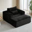 Méridienne moderne en velours côtelé avec repose-pieds amovible 62,5 po Modern-1596040702