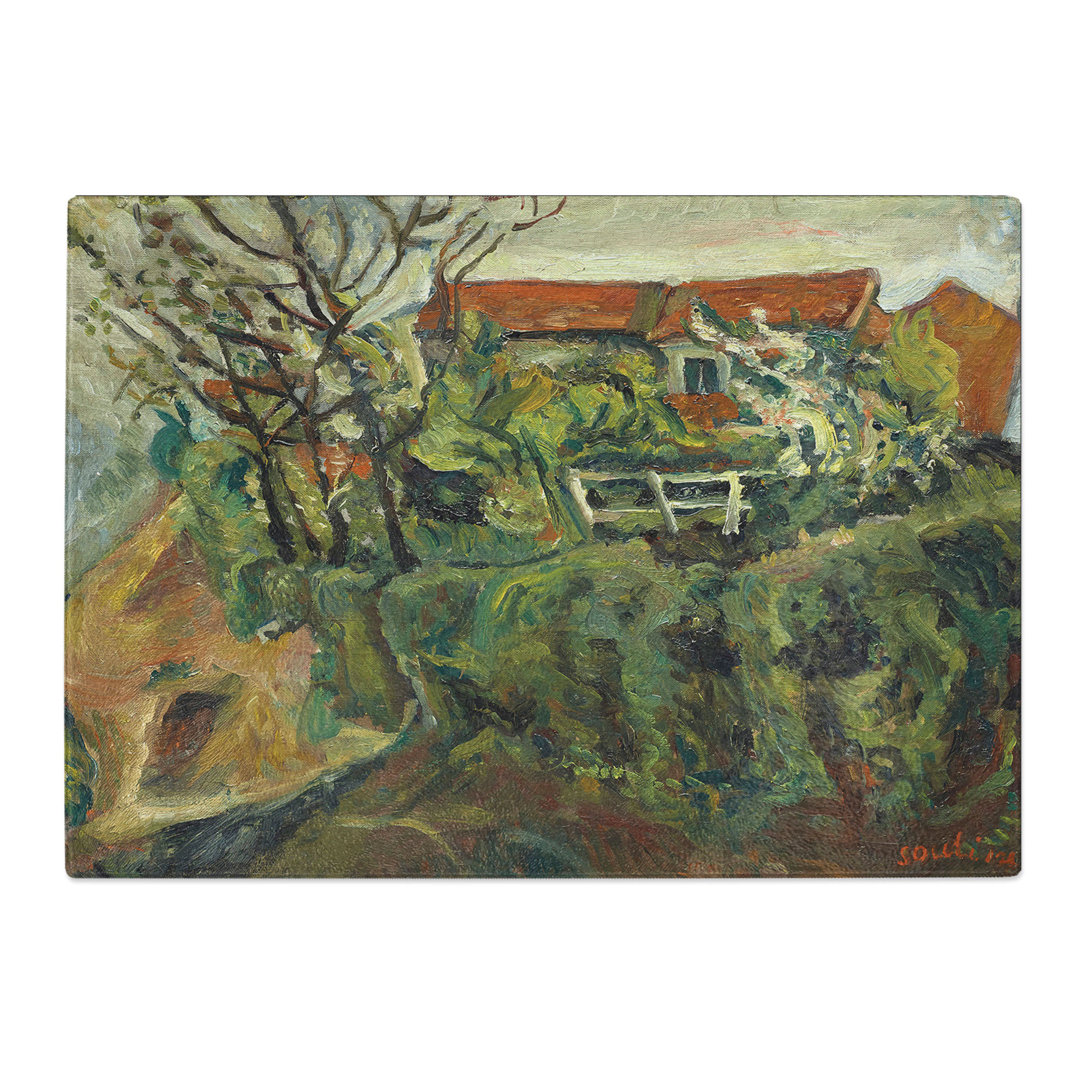 House in Landscape by Chaim Soutine Chopping Board