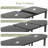 Keuna 8 - Person Rectangular 63'' L x 28'' W Expandable Table Dining Set-1736351714-1736351717