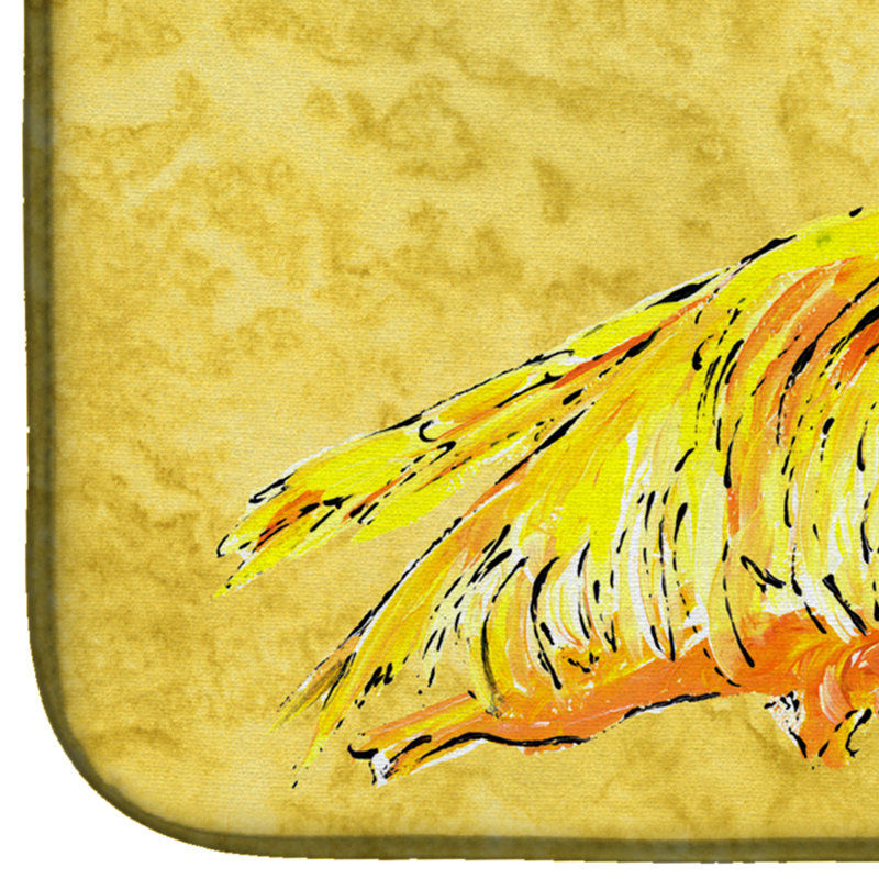 Tapis de séchage flamant rose