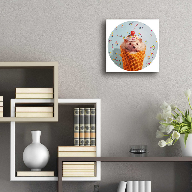 «Sprinkled» par Lucia Heffernan, H 12 po x l 12 po x P 0,13 po