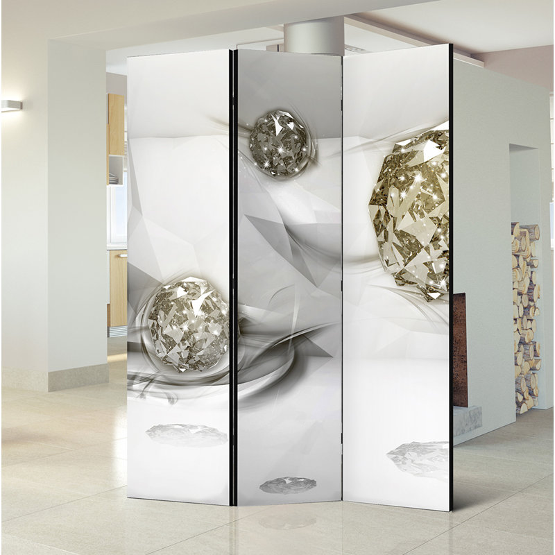 Arabella Solid Wood Folding Room Divider, 3