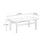 Table basse en bois massif Creative Mosaic