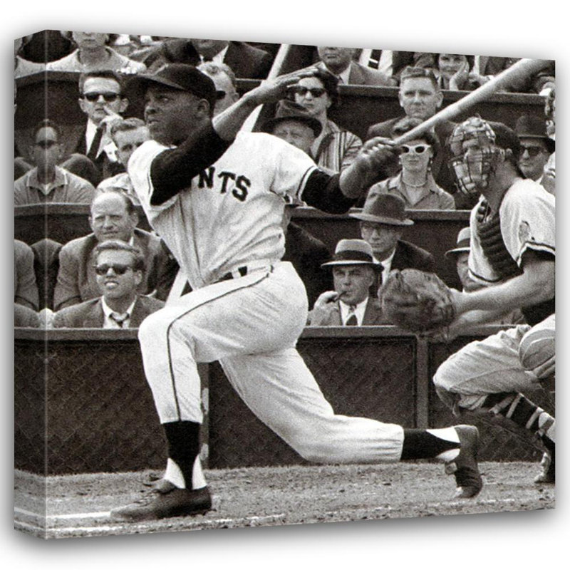 Willie Mays, H 28 po x l 28 po