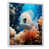 Cadre flottant blanc