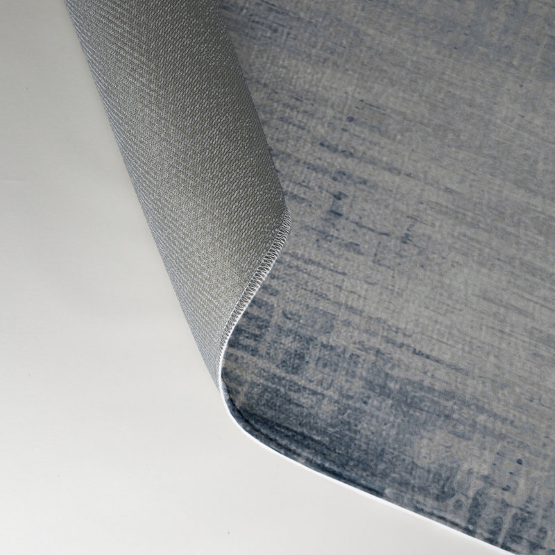 Tapis gris abstrait intérieur et extérieur, Rectangulaire 3 pi x 5 pi