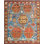 Light Sky Blue Color Antique Caucasian Small Scatter Size Wool Kazak Rug