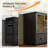 Modern 8-drawer Dresser Tv Stand With Metal Mesh Doors & Built-in Outlets - Bedroom Storage-1165035947