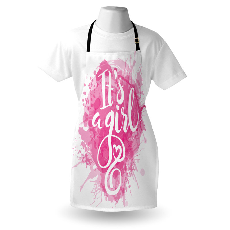No Pattern Bib Apron
