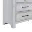 Commode gris nuageux