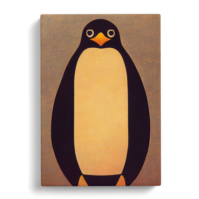 Retro Penguin Art No.1 - Wall Art
