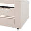 Lit de jour simple rembourré avec accoudoirs de rangement, lit gigogne et dernier système audio Bluetooth intégré, molleton Teddy-1884736688-1884736689