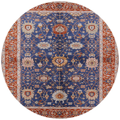 Tapis oriental rouge / bleu Khoyank