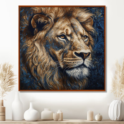 Majestic lion III - décoration murale lion