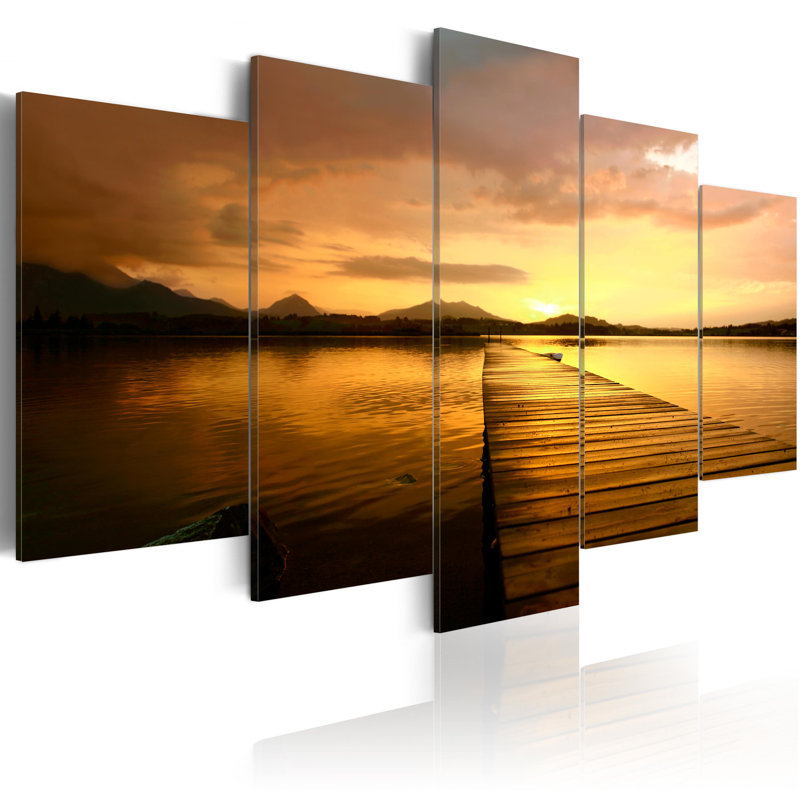 5 Piece No Frame Print on Canvas, 100 cm x 50 cm
