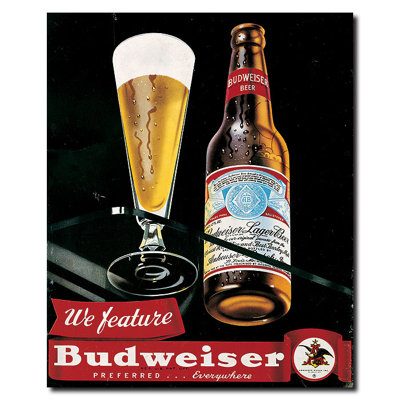 " Budweiser Vintage Ad " by Budweiser
