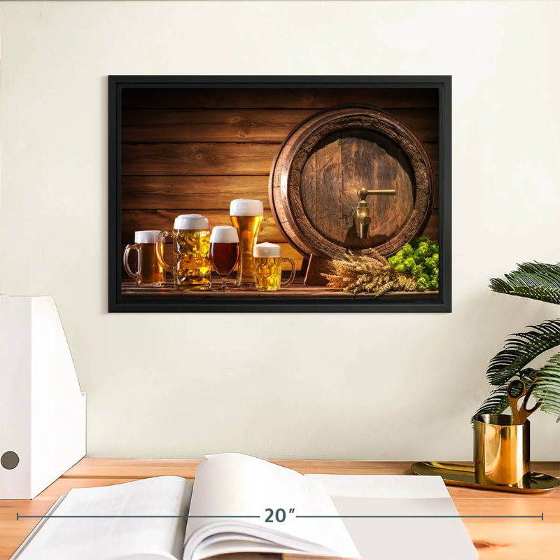 Yarlin Beer Barrel, 9" H x 13" W