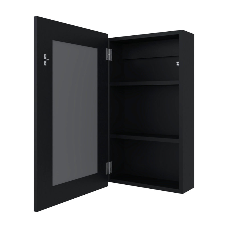 Armoire à pharmacie Wenge avec miroir inclus, Wengé