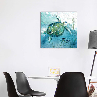 Island Swim I by Carol Robinson - Wrapped Canvas Painting