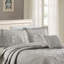 4 Piece Damask Oversized Embroidery Bedspread Set-21301791-21301800