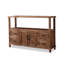 Buffet en bois massif brun-379355079