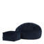 Kingston Velvet Bean Bag and Square Footstool-96215169
