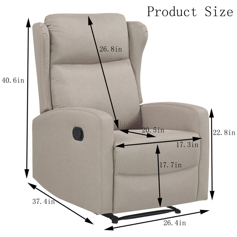 Adjustable Modern Recliner Chair With Lumbar Support