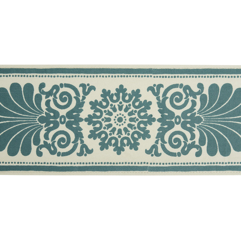 Schumacher x Jill Lasersohn Yvonne Tape, Peacock