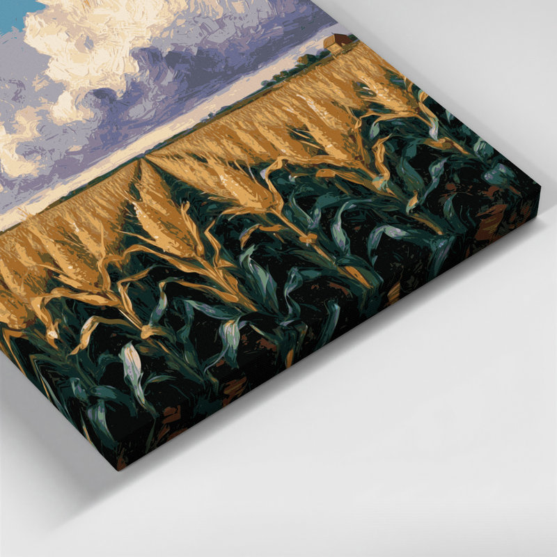 Art mural sur toile gris «USA State Iowa»