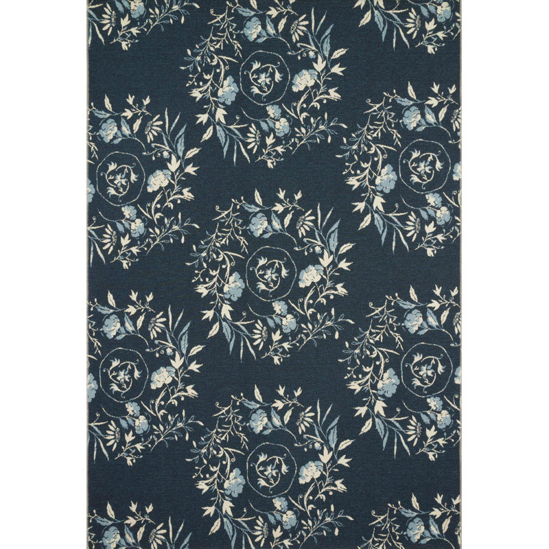 Tapis bleu Germanton, Rectangle 5 pi 3 po x 7 pi 8 po