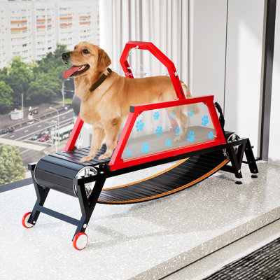 Tapis roulant pour grand chien avec frein à main, tapis roulant manuel pour chiens de taille moyenne / grande pesant jusqu'à 660 lb