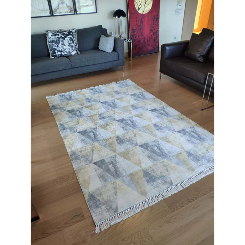 Tapis Masanao avec envers antidérapant, Rectangle 5 pi 11 po x 6 pi 7 po