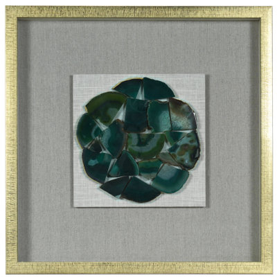 Décoration murale boîte d'ombre brisée Agate