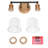 Belk 2 - Light Dimmable Vanity Light