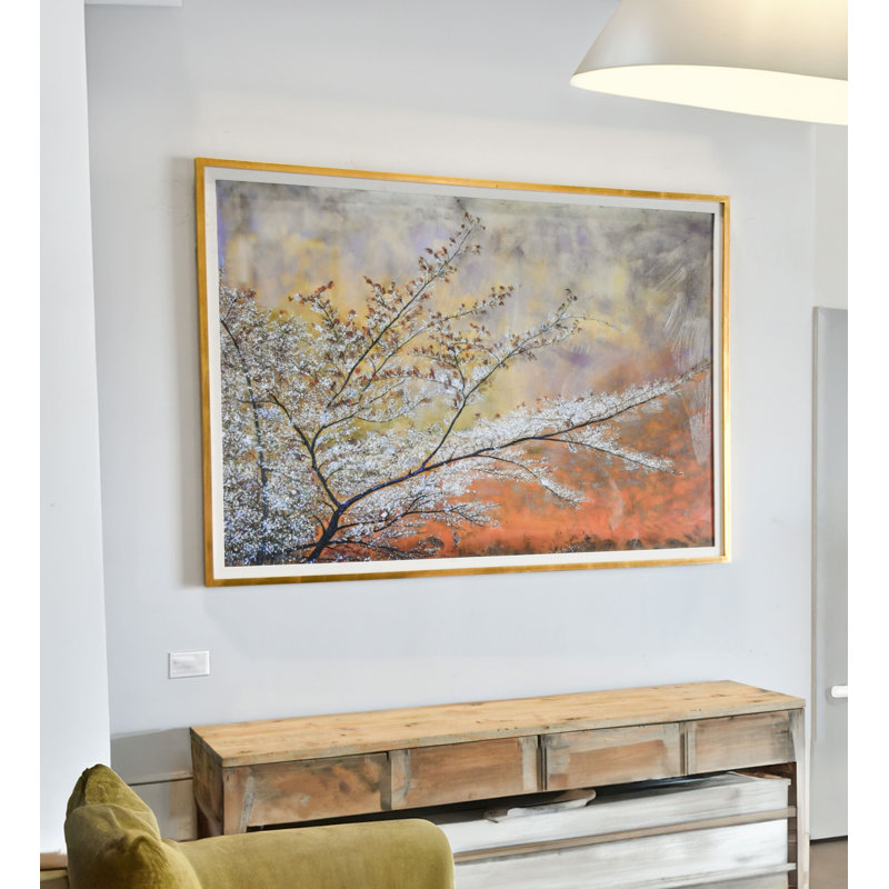 Framed Blossoms Giclee 48x72