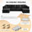 Oversized Modular Sofa Bed, Boneless U-Shaped Sectional with Movable Ottomans, No Assembly Convertible Sleeper Couch-183443032-193117142